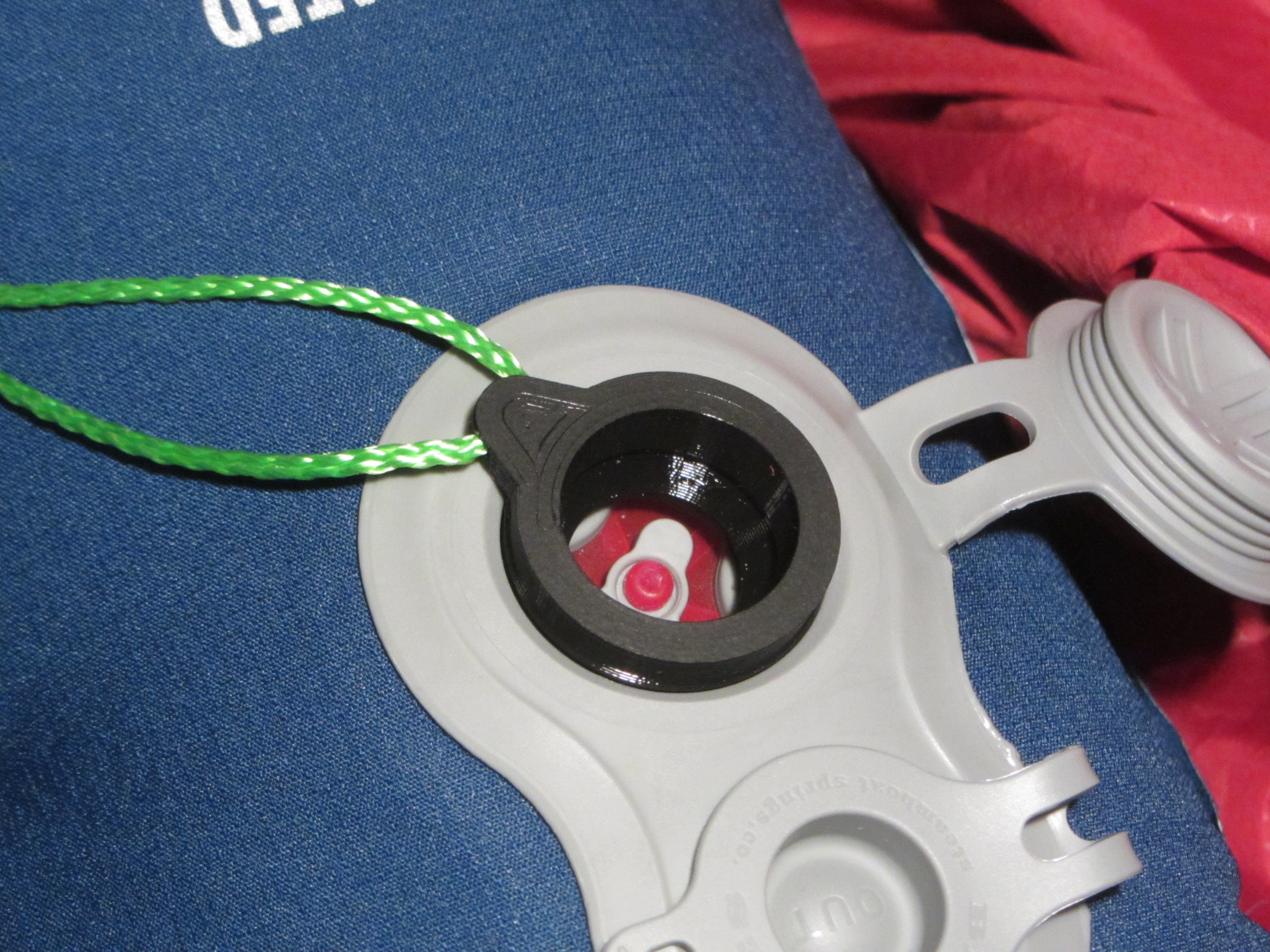 Amok Equipment Pump Bag to Big Agnes Sleeping Pad Adapter