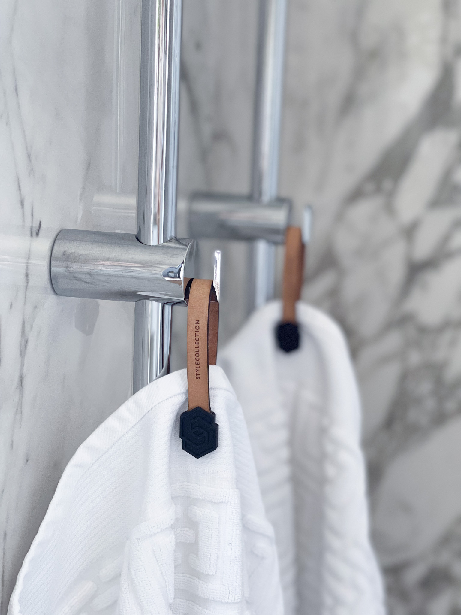 Towel loop clips set icon black/nude