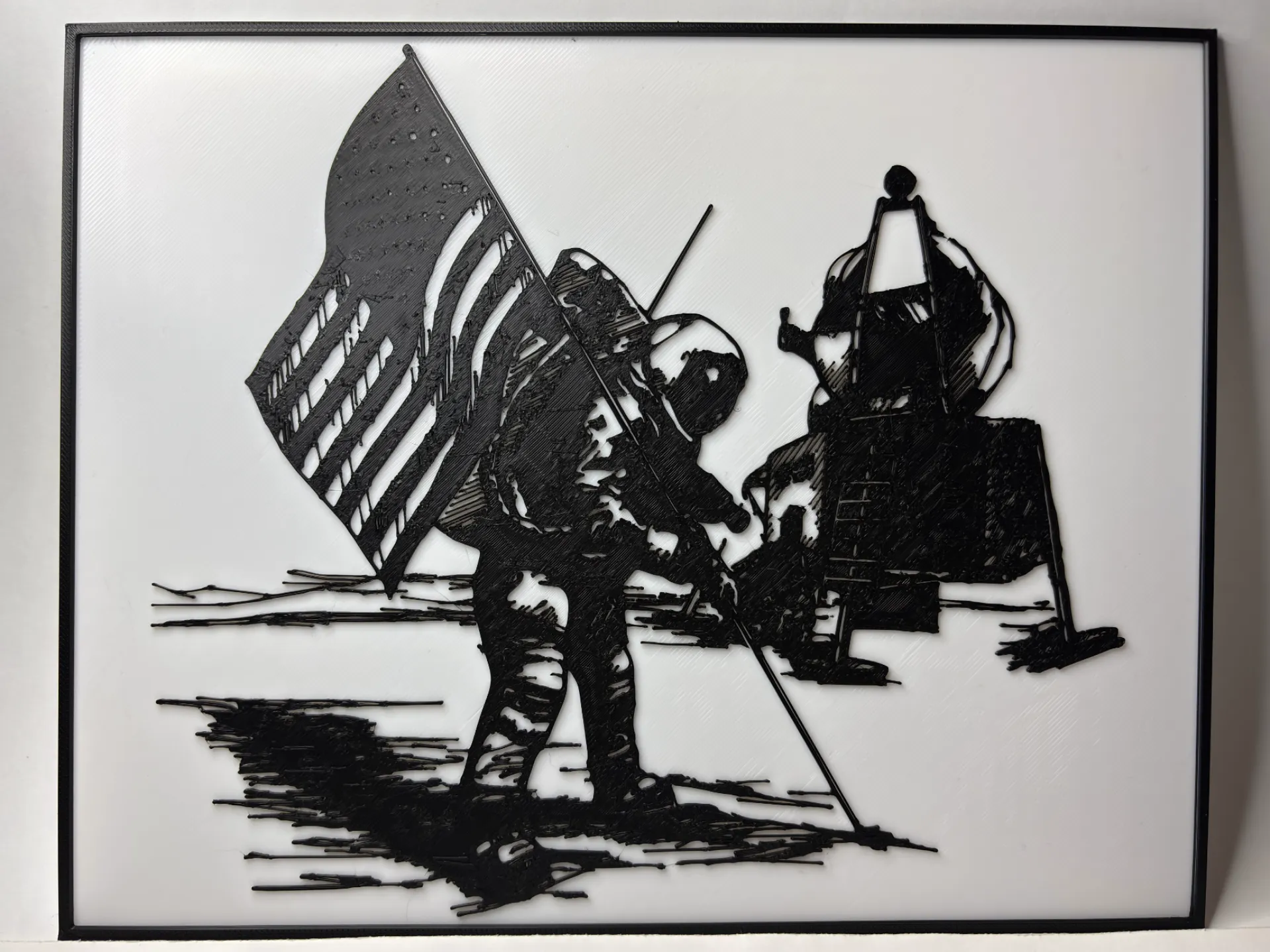 Apollo 11 - Lunar Flag Assembly - Illustration