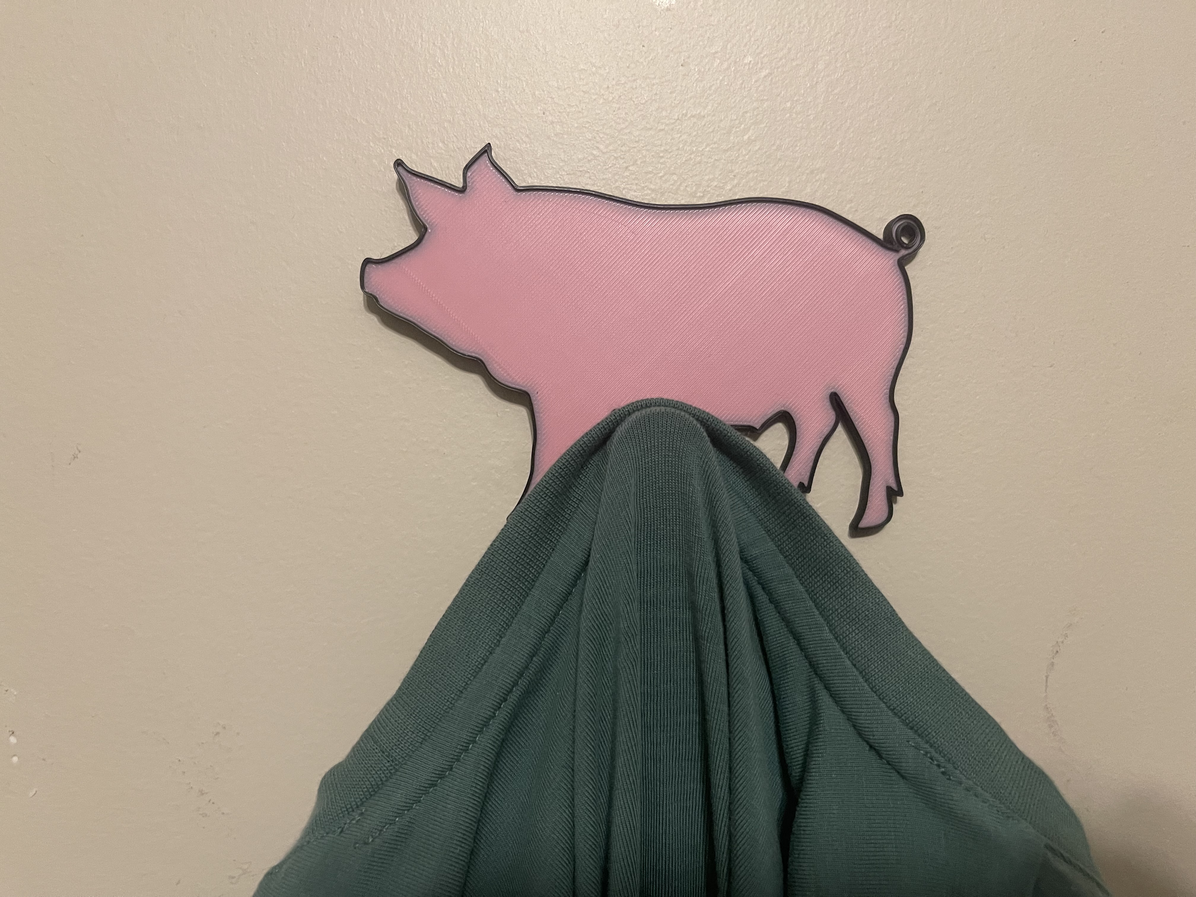 Pig - Barnyard Animal Coat/Key Hook