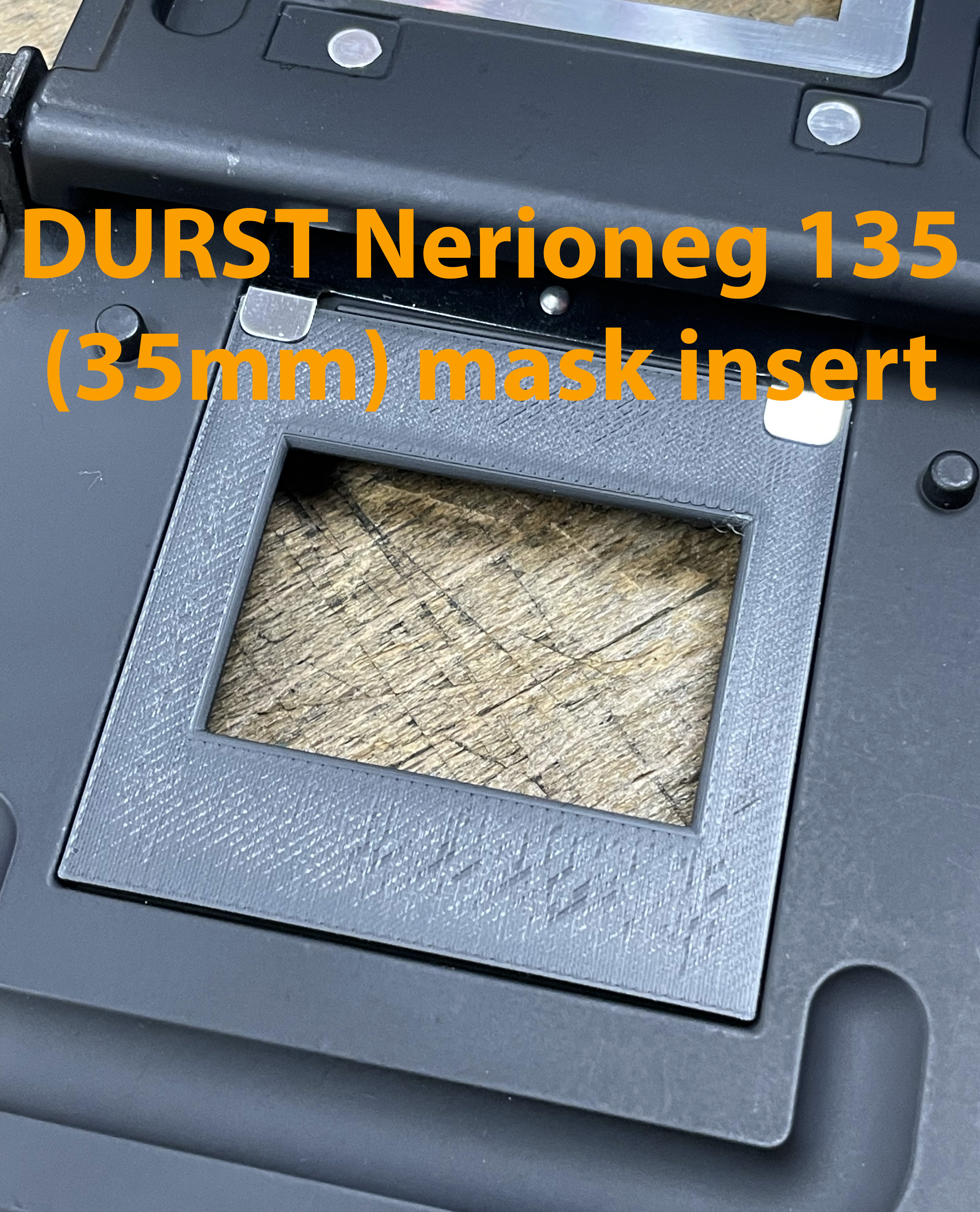 Durst Nerioneg 135 (35mm) carrier mask insert - for Durst film enlarger