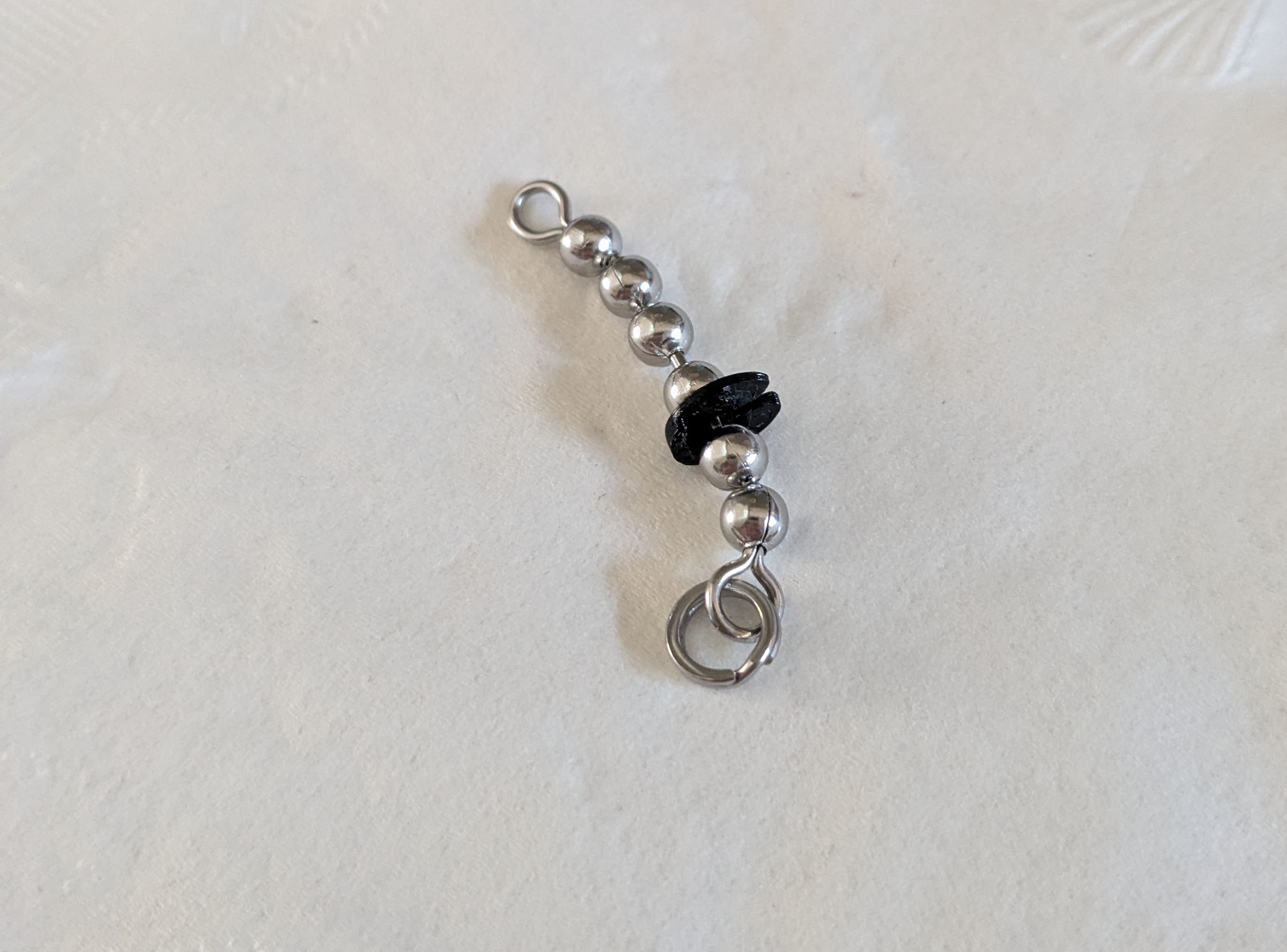 Fishing - Bead chain swivel stop
