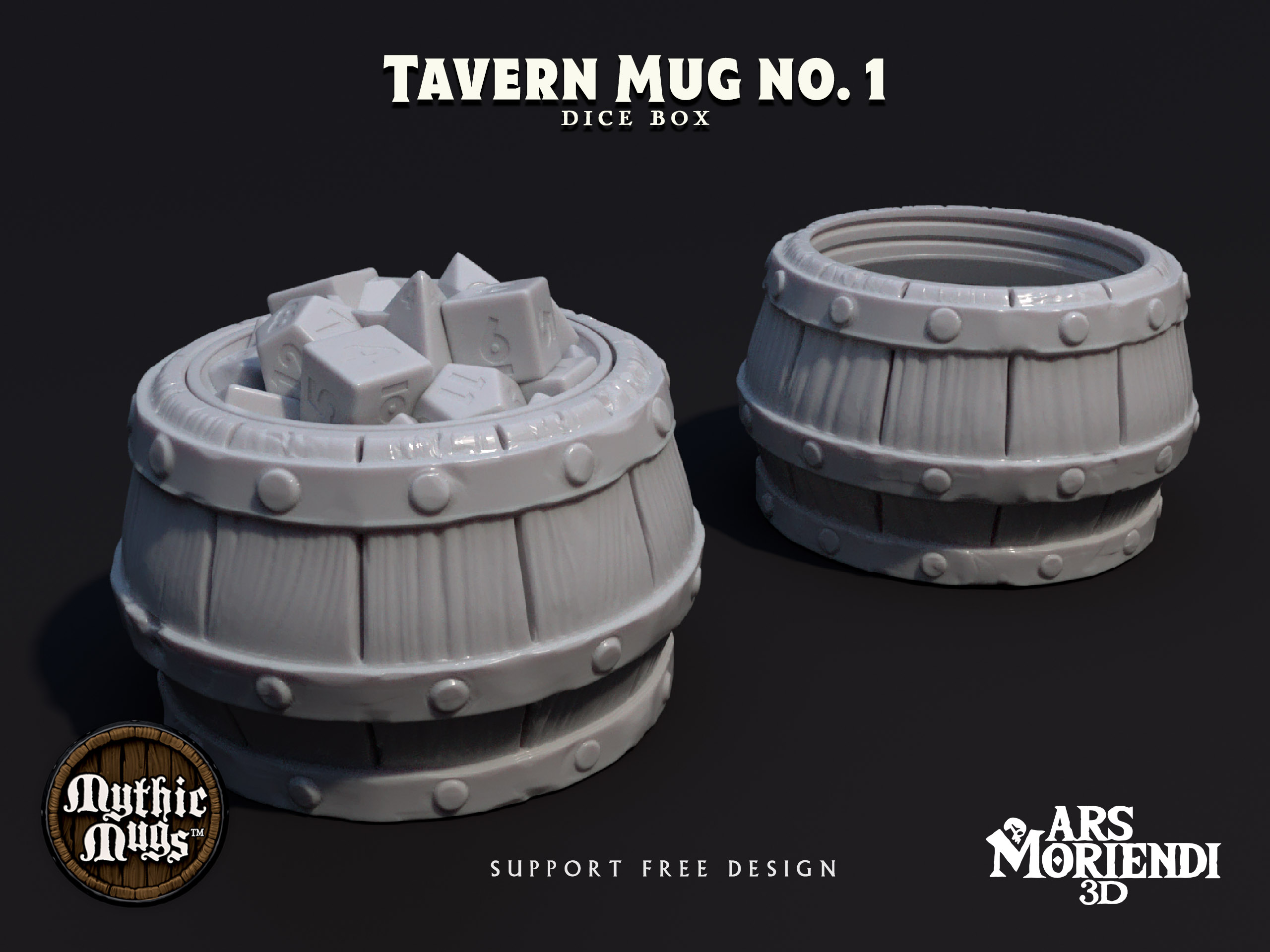 Tavern Mug no. 1 Dice Box - Mythic Mugs
