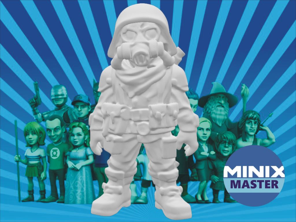 post apocalyptic survivor minix figure