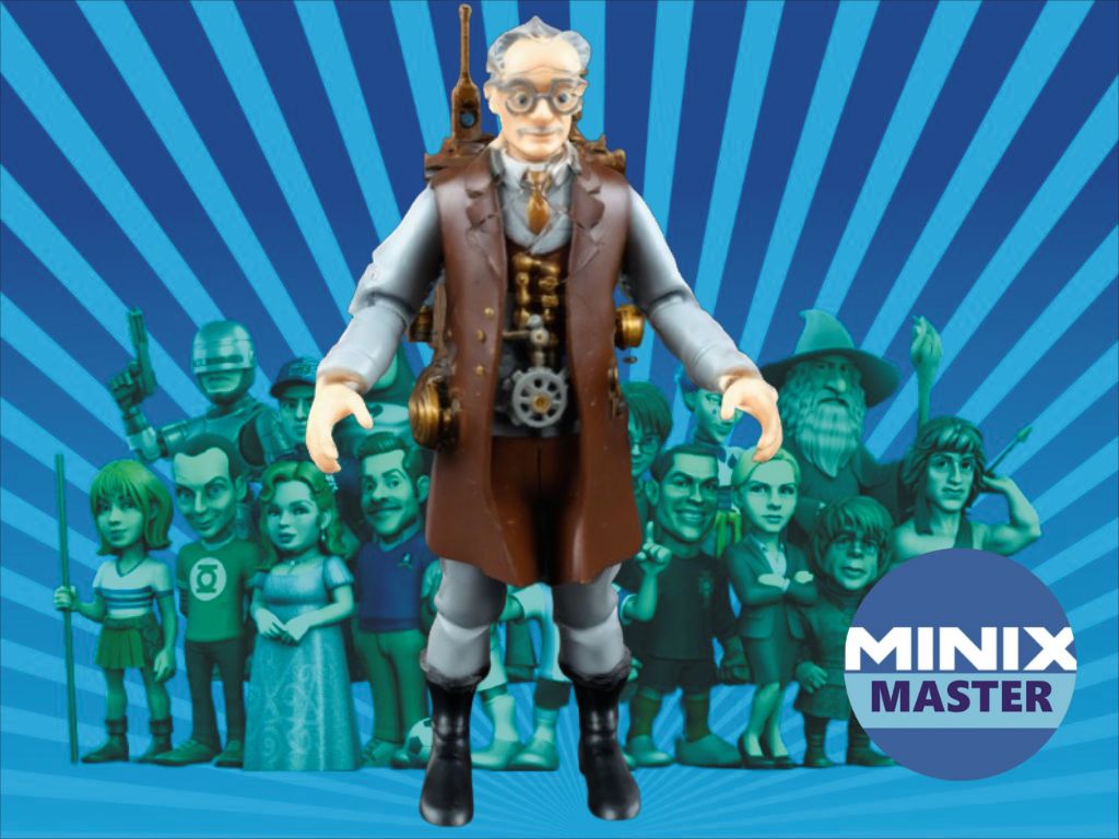 steampunk inventor minix figure