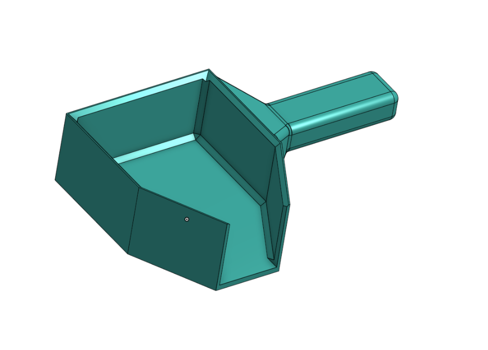 Feed, pellet scoop grit scoop Trichter Schaufel