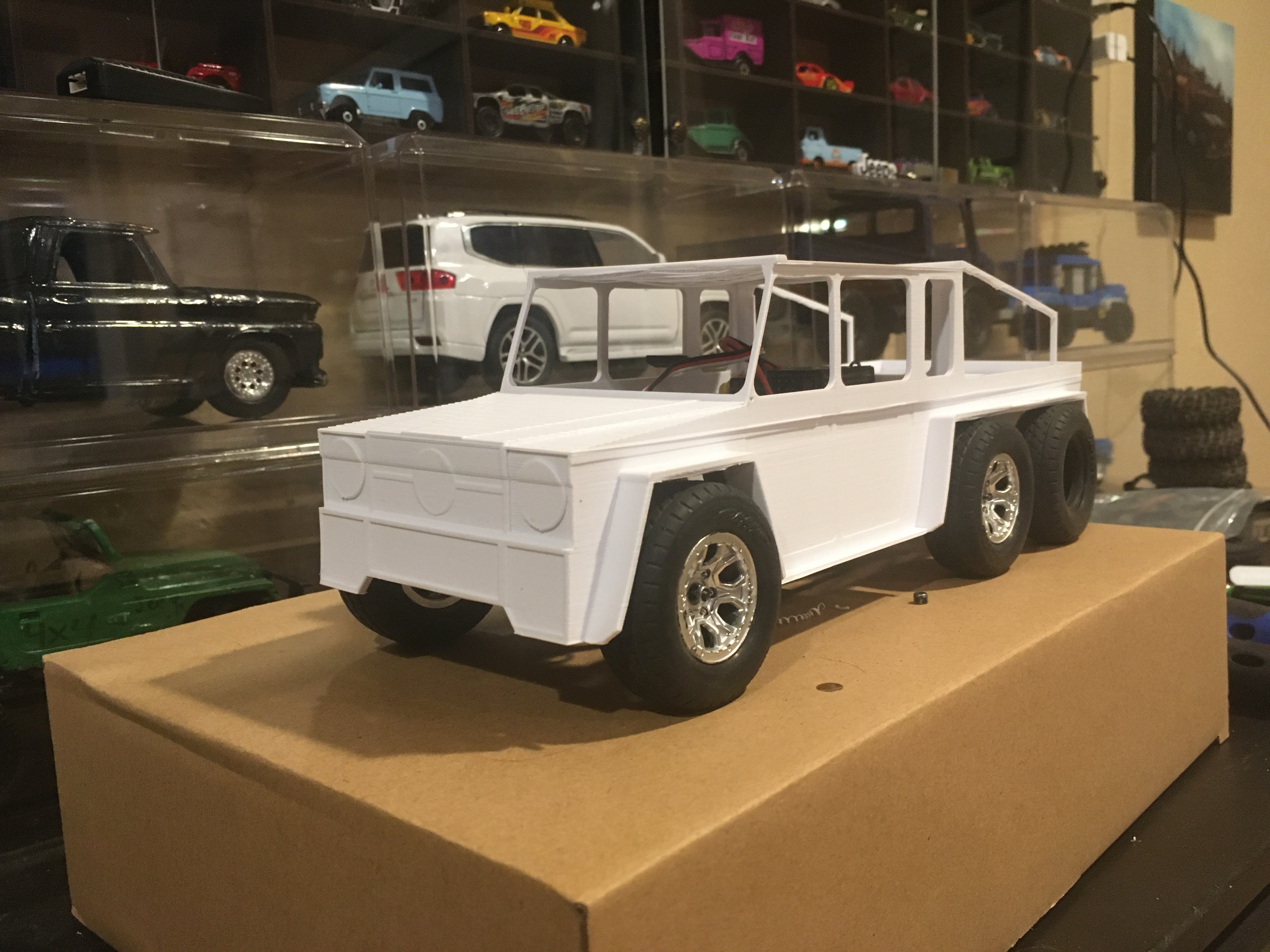 Mercedes g wagon g63 6x6 for Scx24 or trx4m.