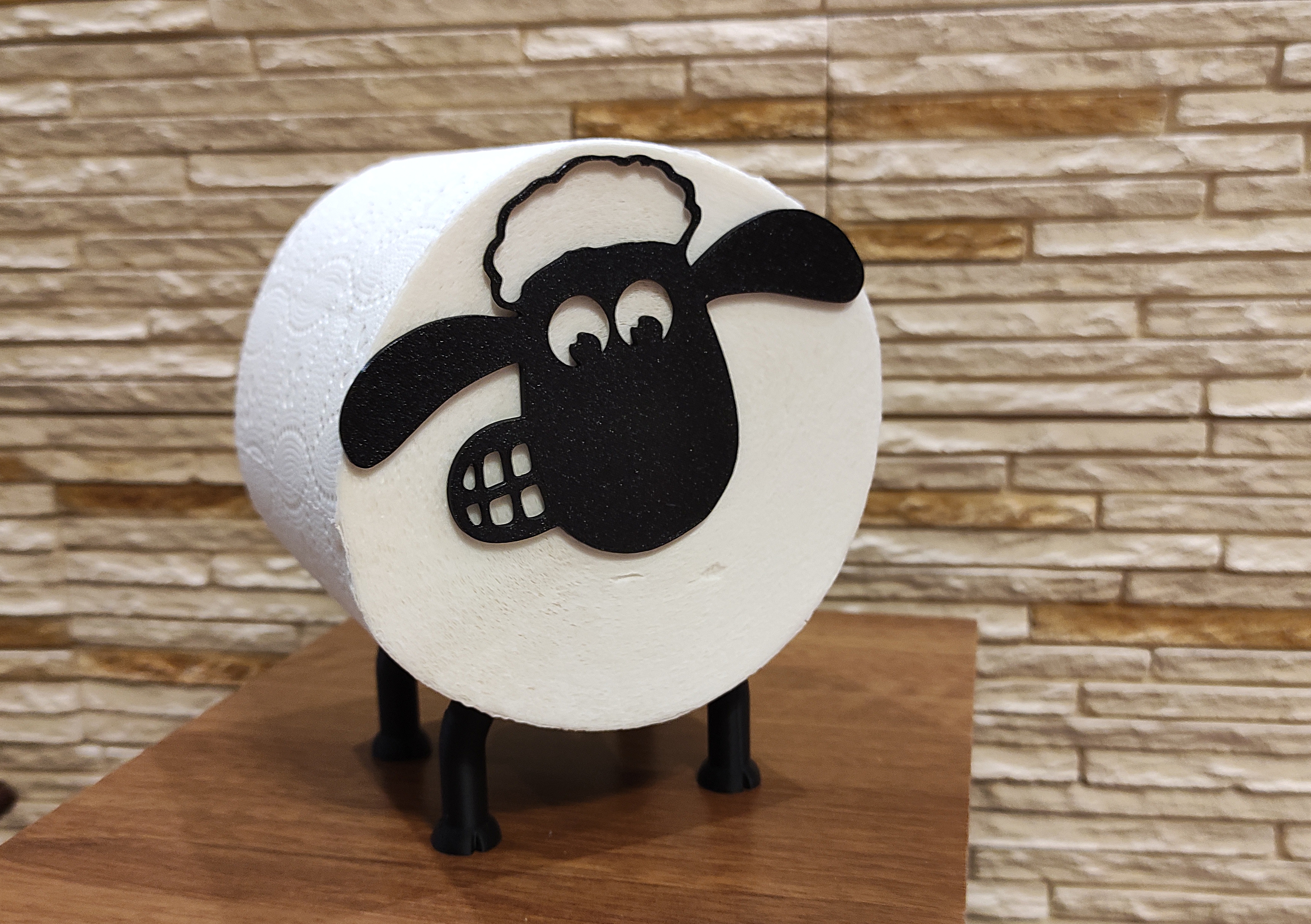 Shaun the Sheep Toilet Paper Roll Holder v4