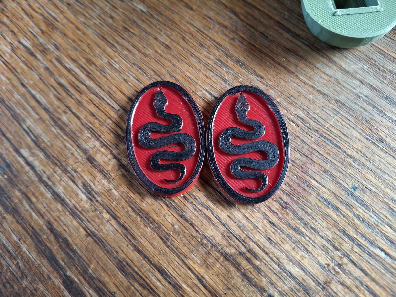 Snake Pendent Earrings