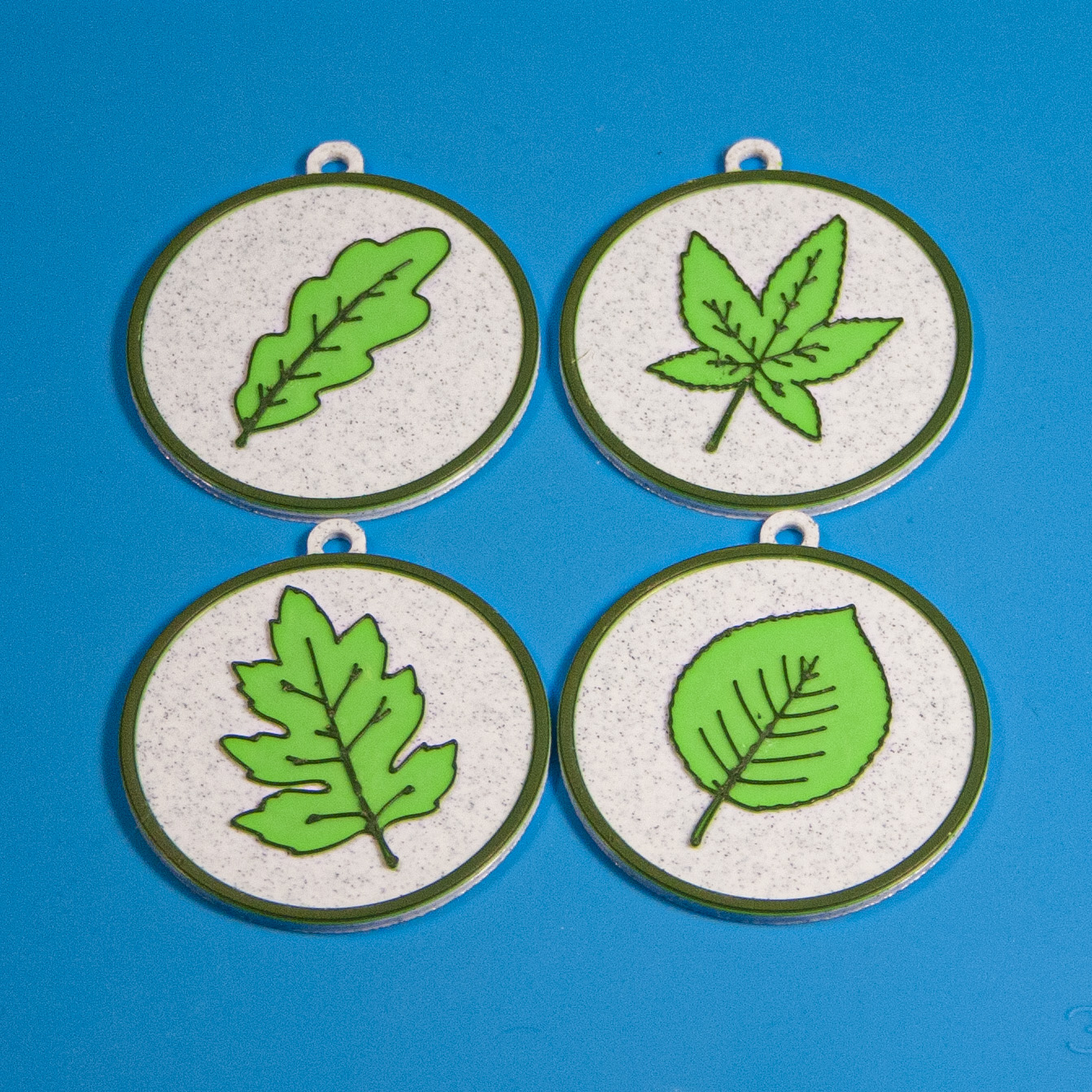 Leaf keychains