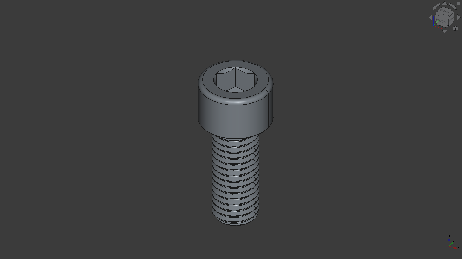 ISO 4762 Socket head cap screw M1.6 - M24 / Length 3 - 100