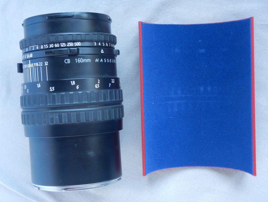 Ablageschale für Zeiss Hasselblad 160mm Objektiv; Tray for Zeiss Hasselblad 160mm lens