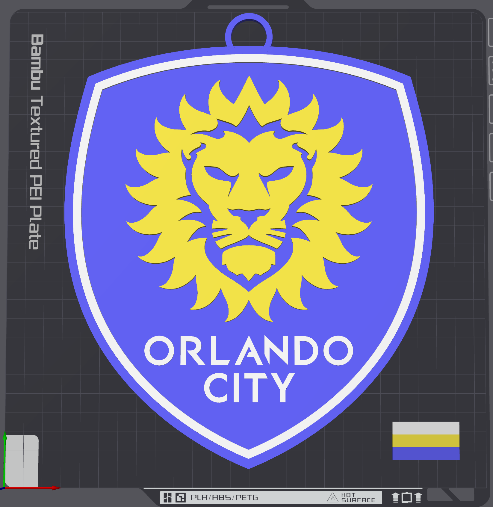 Orlando City SC Oversized Necklace Logo