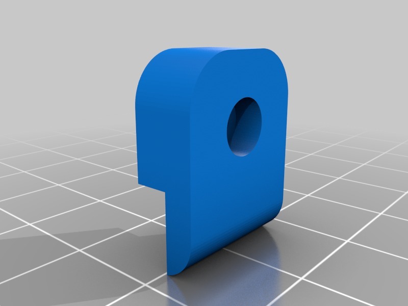 Bed clamp 4mm glass for delta Kossel