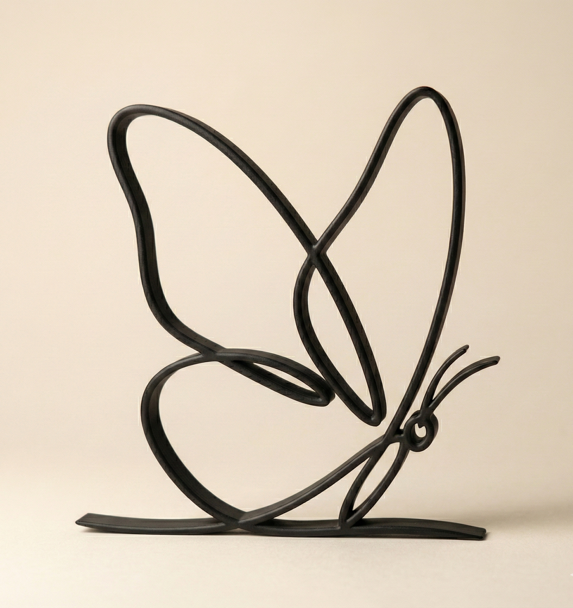 Minimalist Butterfly - Modern Line Art Decor