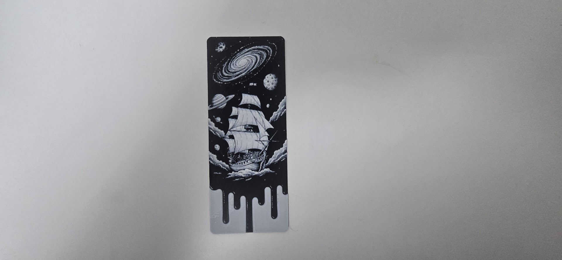 Sailing Ship Fantasy Space Bookmark