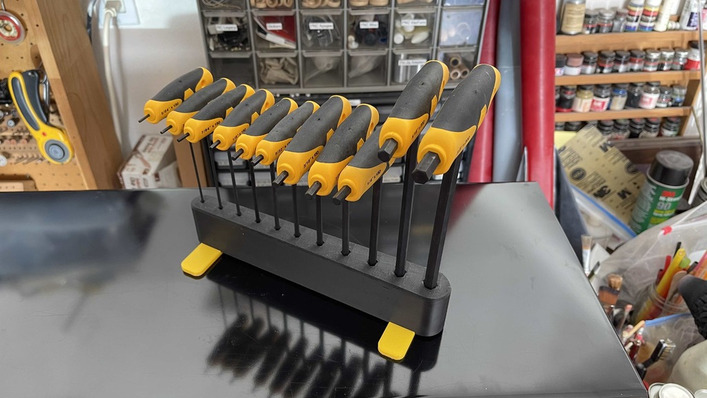 Holder for Wiha imperial T-handle hex wrench set 11-piece PN 33494