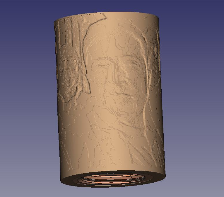 слава україна - We Are Here - Lithophane Lamp