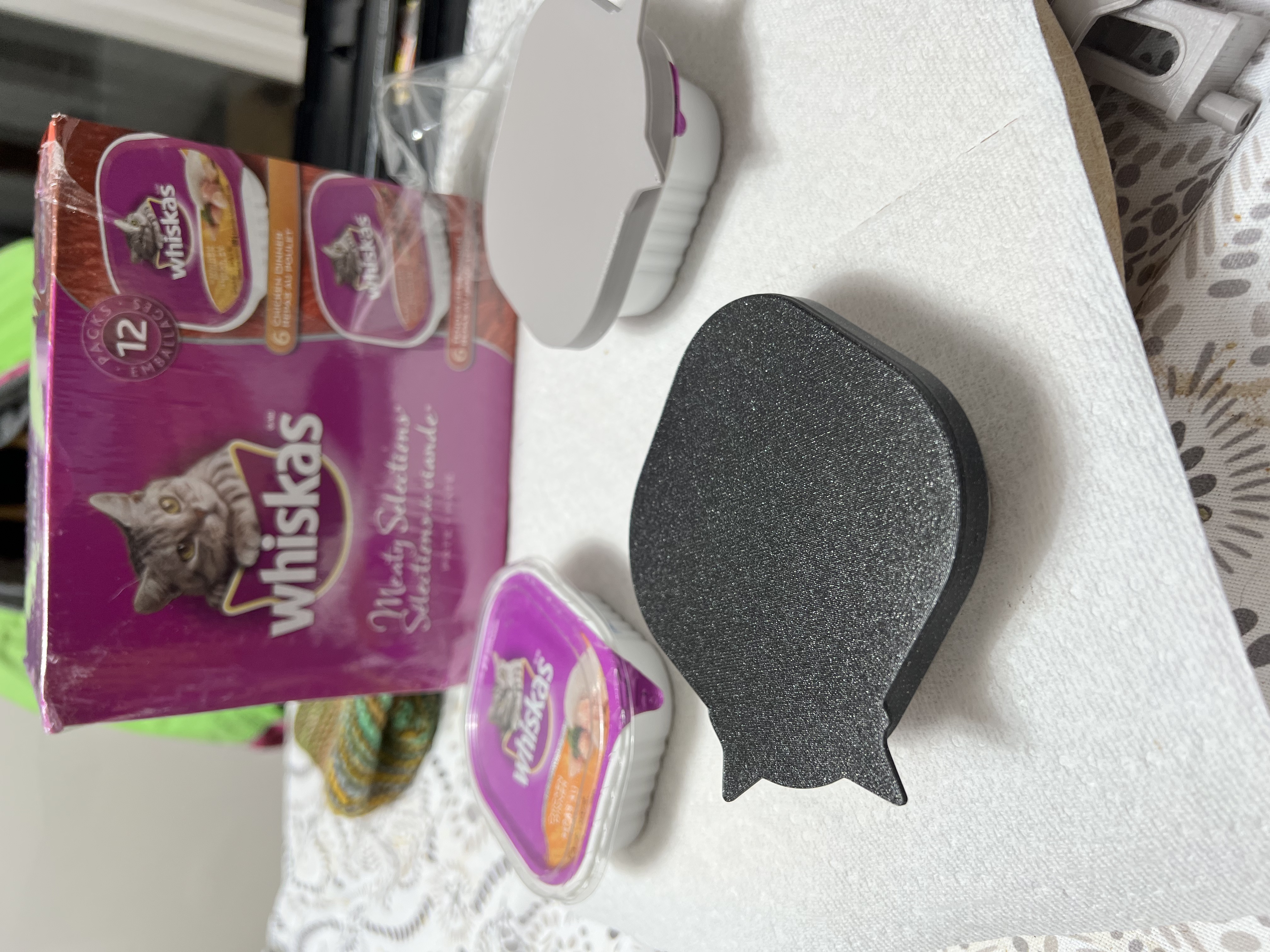 Whiskas Rectangular Cat Food Lid with Kitty Ears