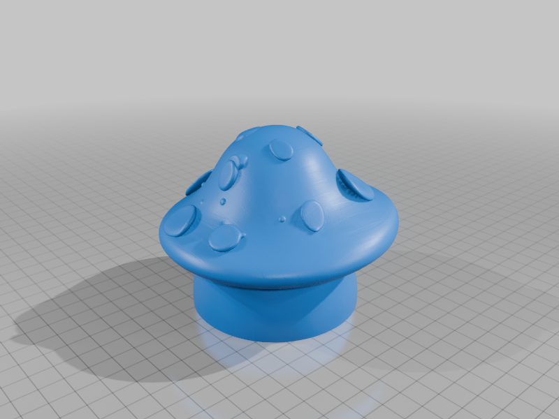 Mushroom Shaped Pet Hide for Terrariums and Small Animals StarForge Kits 3D Print STL File