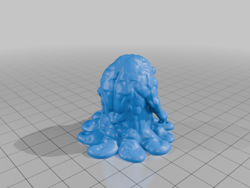 28mm Sci-Fi Gloomy Sludge Slime Creature StarForge Kits 3D Print STL File