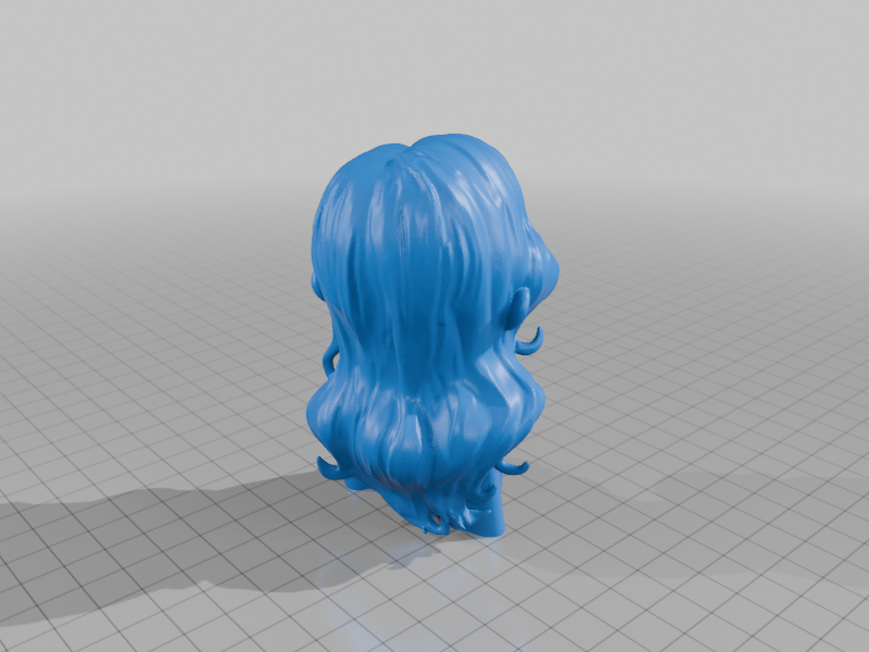 1/4 Scale Cute Cartoon Girl Character Bust StarForge Kits 3D Print STL File