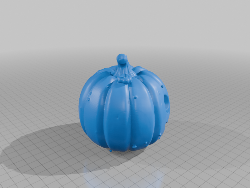 Cheerful Halloween Pumpkin for Holiday Decor Display StarForge Kits 3D Print STL File
