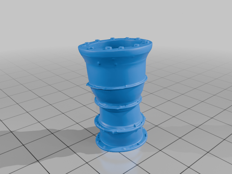 28mm Sci-Fi Industrial Pipe for Terrain Building StarForge Kits 3D Print STL File