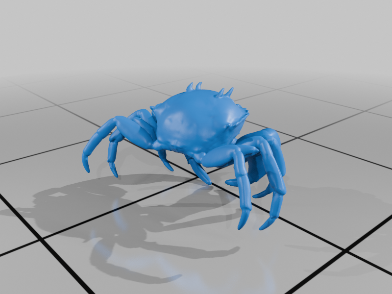 28mm Sci-Fi Alien Crab Creature for Interstellar Expeditions StarForge Kits 3D Print STL File