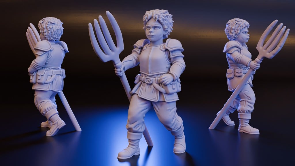 Rilly June - Female Fighter (DND / TTRPG)