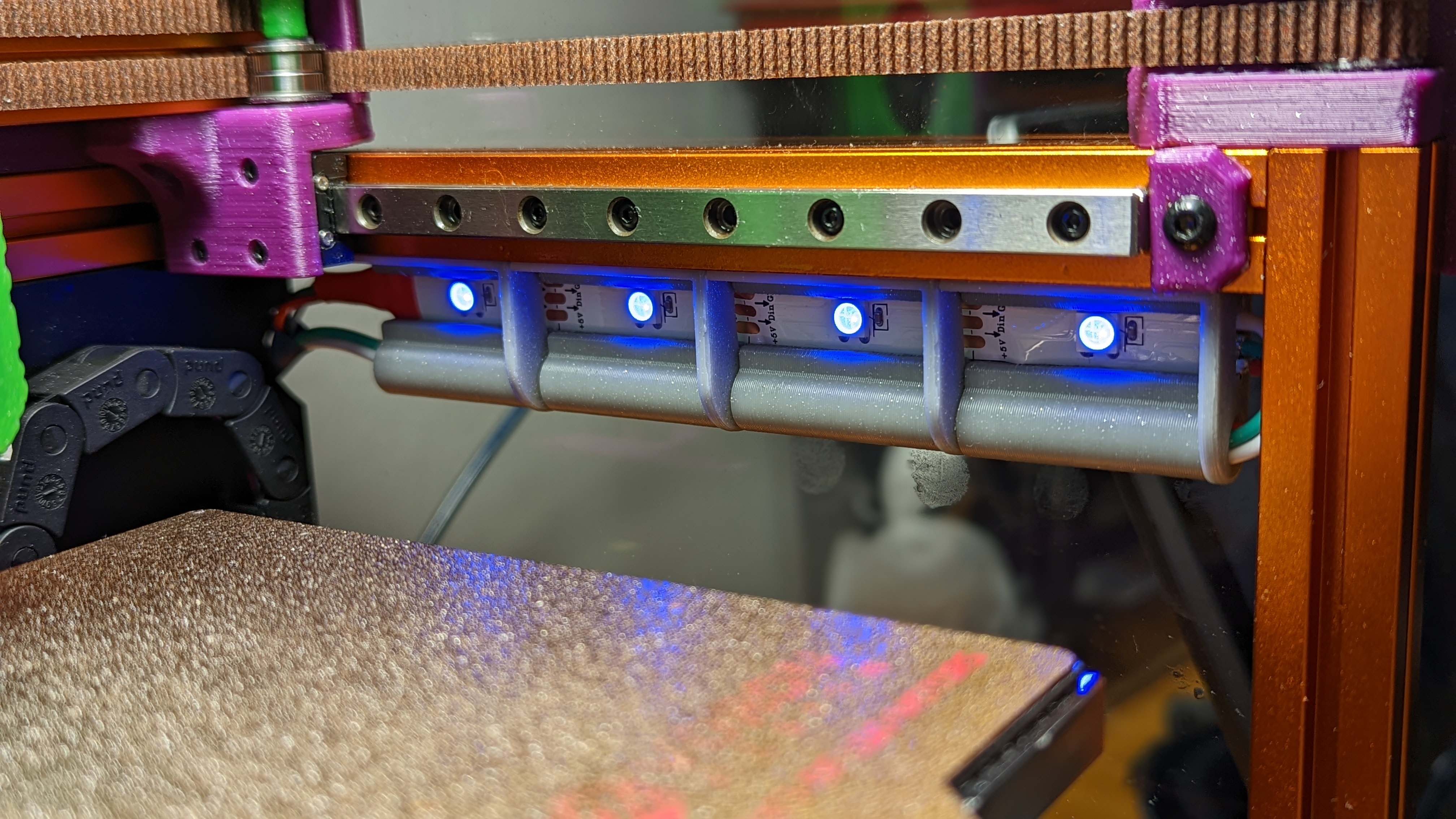 Snap-in 1515 LED mounting solution Voron V0.1 LDO kit compatible