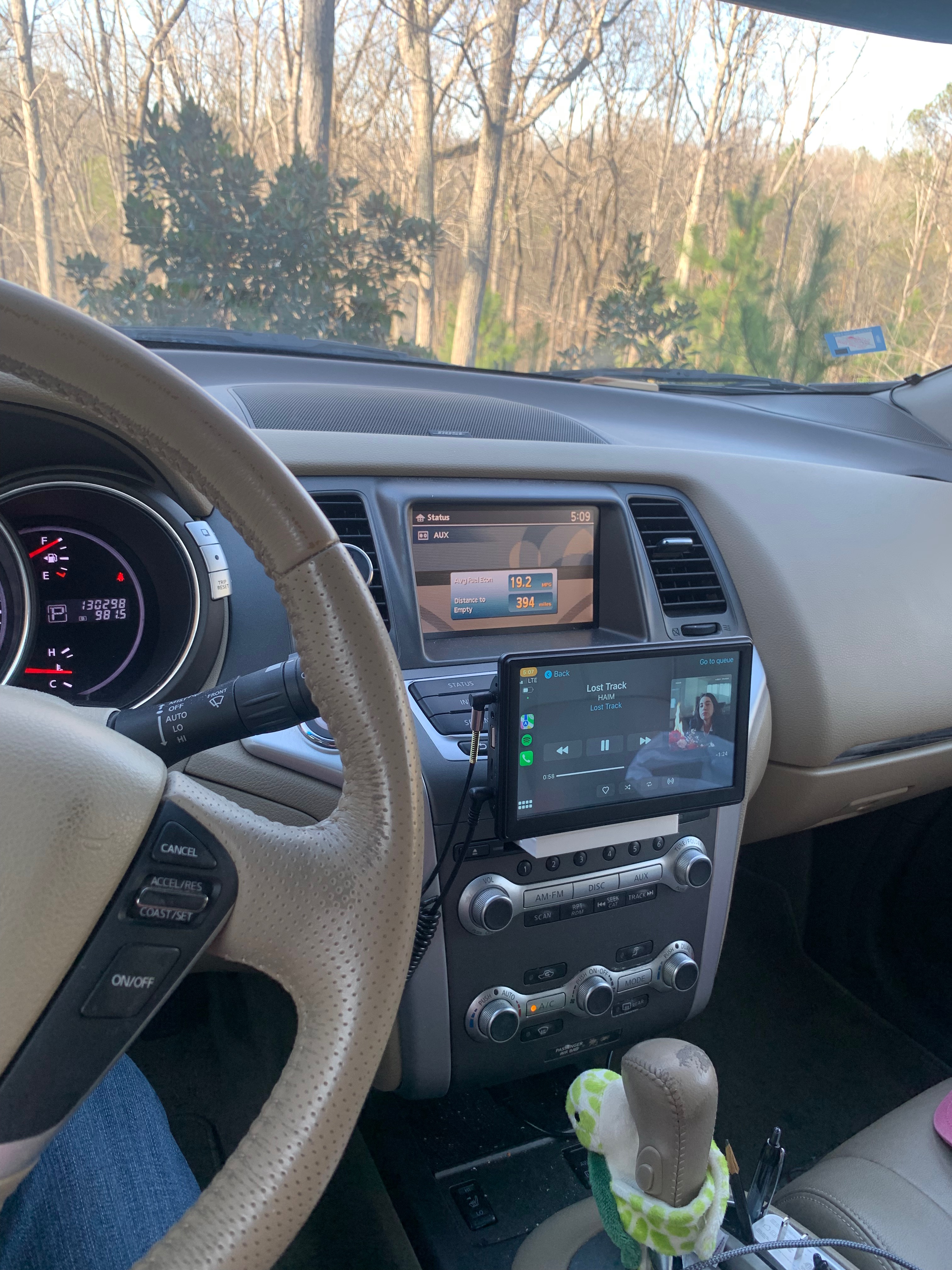 CarPlay Display CD Slot Mount for Nissan Murano 2010