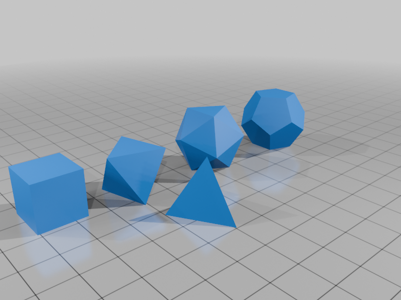 THE 5 PLATONIC AND 13 ARCHIMEDEAN POLYHEDRA 1