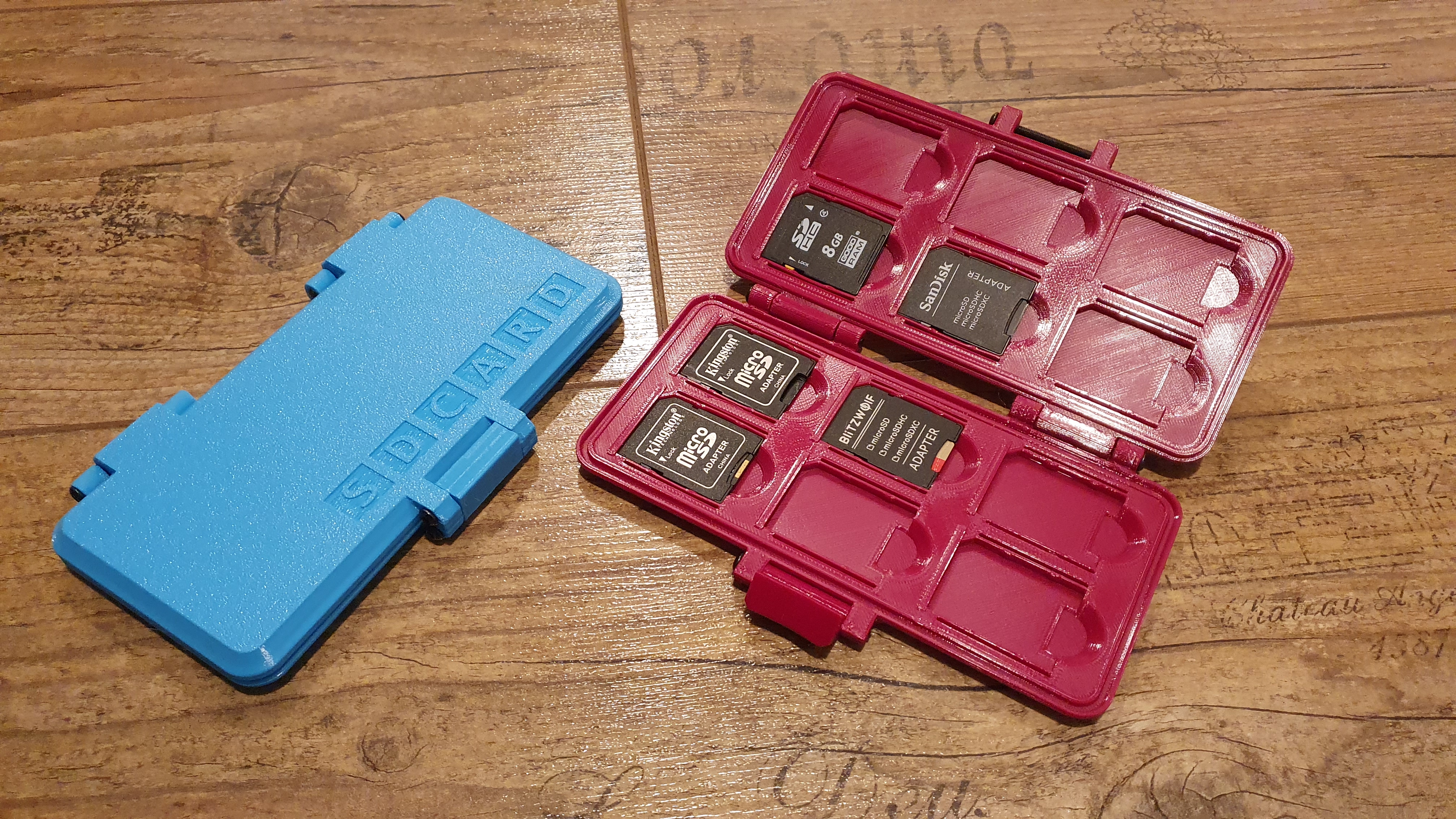 Rugged SD Card case for the road
