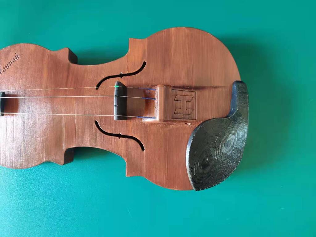 Hovalin violin chin rest (no support needed)