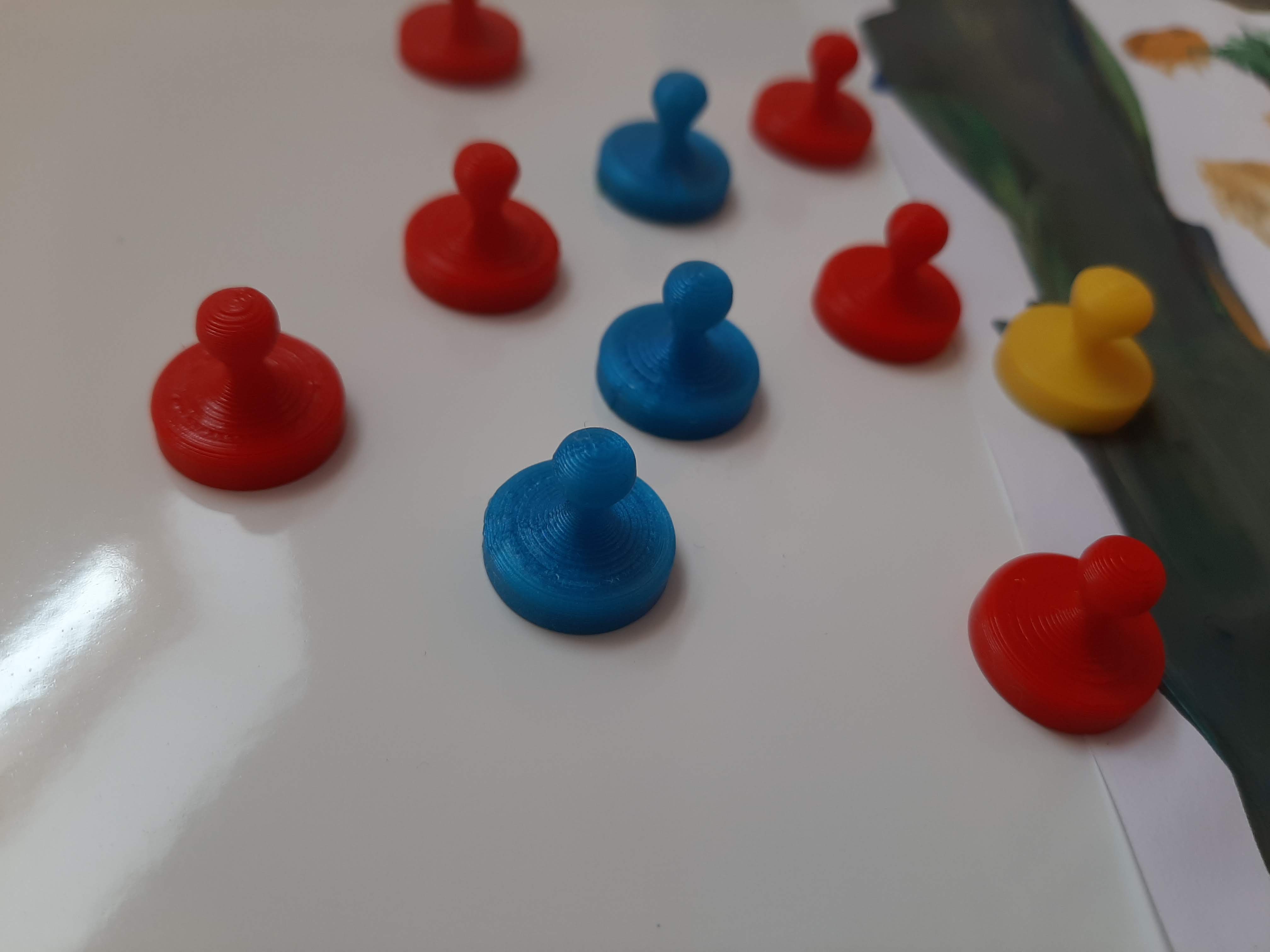 Magnet for board / fridge - 10x2 (and 10 x 3) mm magnet embeded