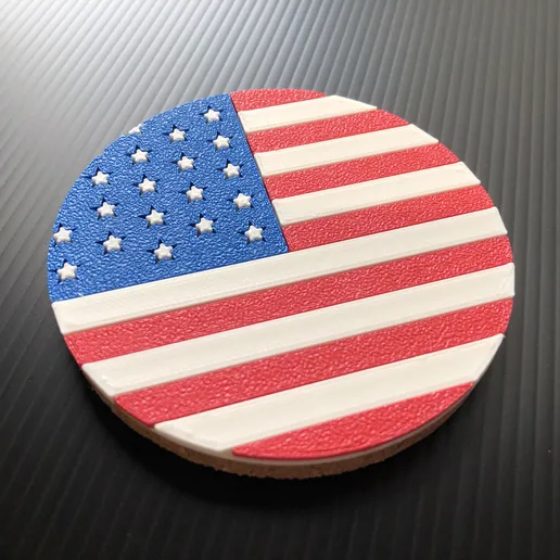 United States ( USA ) - Flag Beer Coaster
