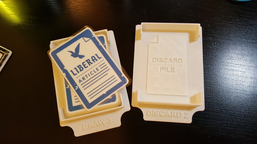 Secret Hitler Policy Draw and Discard Piles