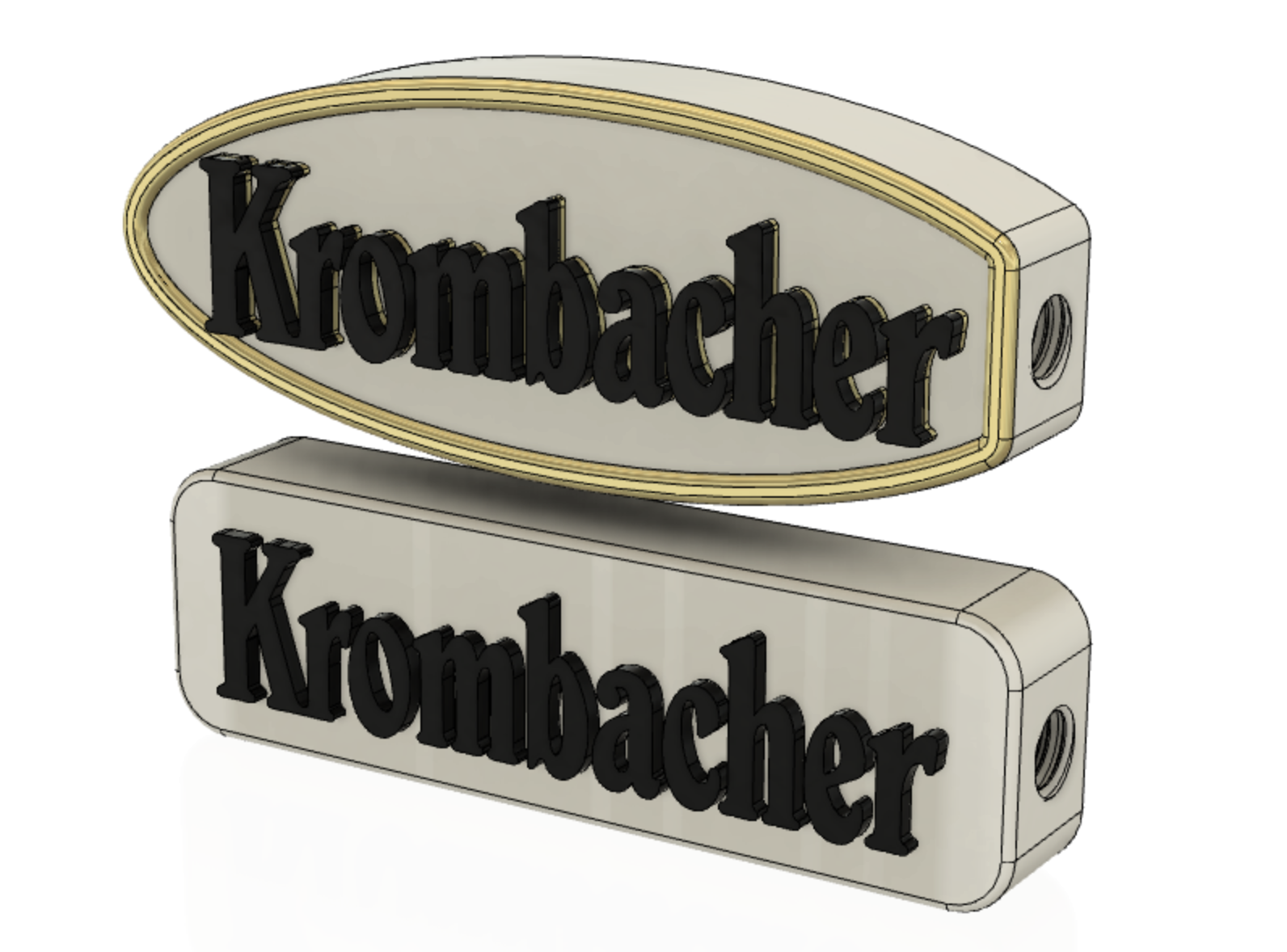 Krombacher Zapfhebel / beer tab handle