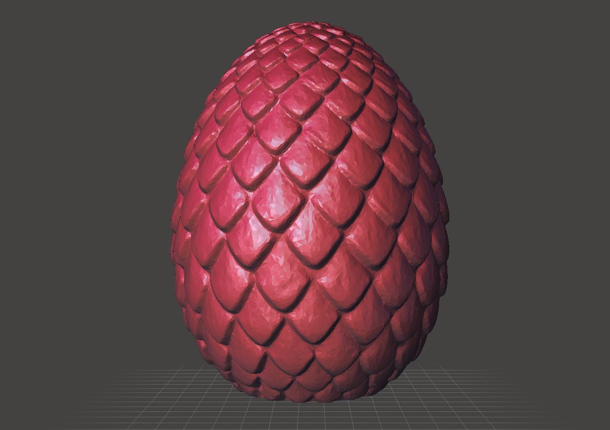 Solid Dragon Egg (remix of my threaded dragon egg)