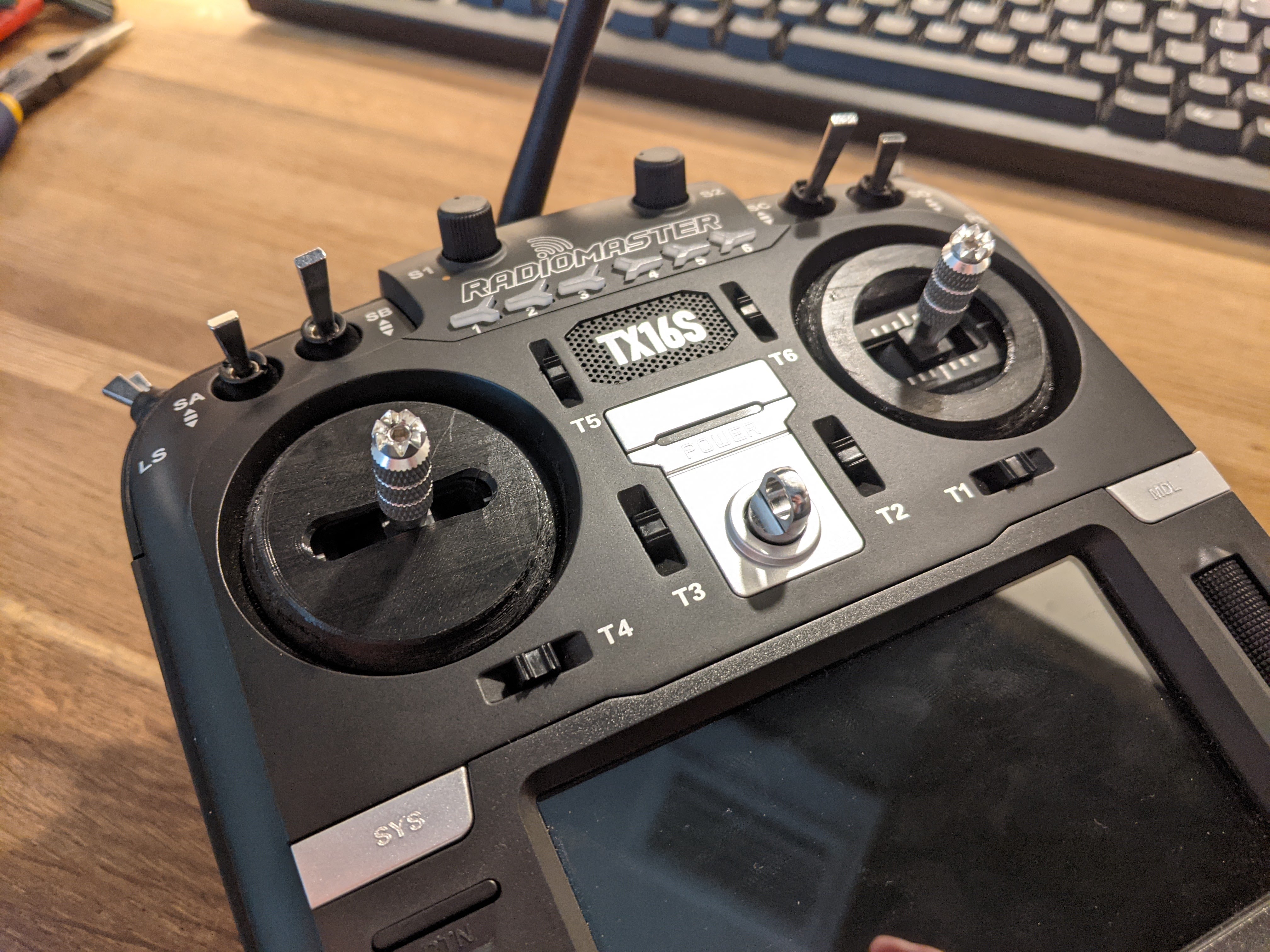 Gimbal masks for Radiomaster TX16S