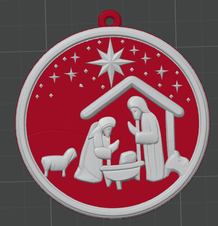 Nativity Scene Ornament