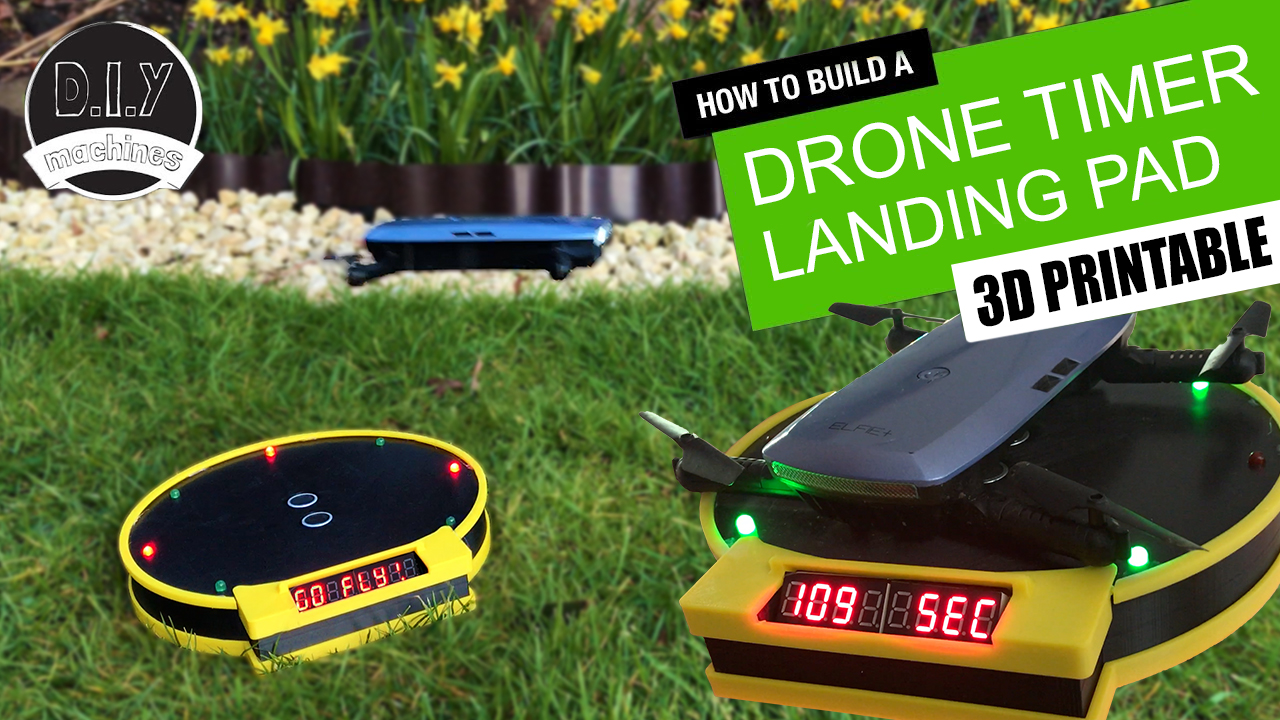 Drone Landing Pad with Arduino Timing System