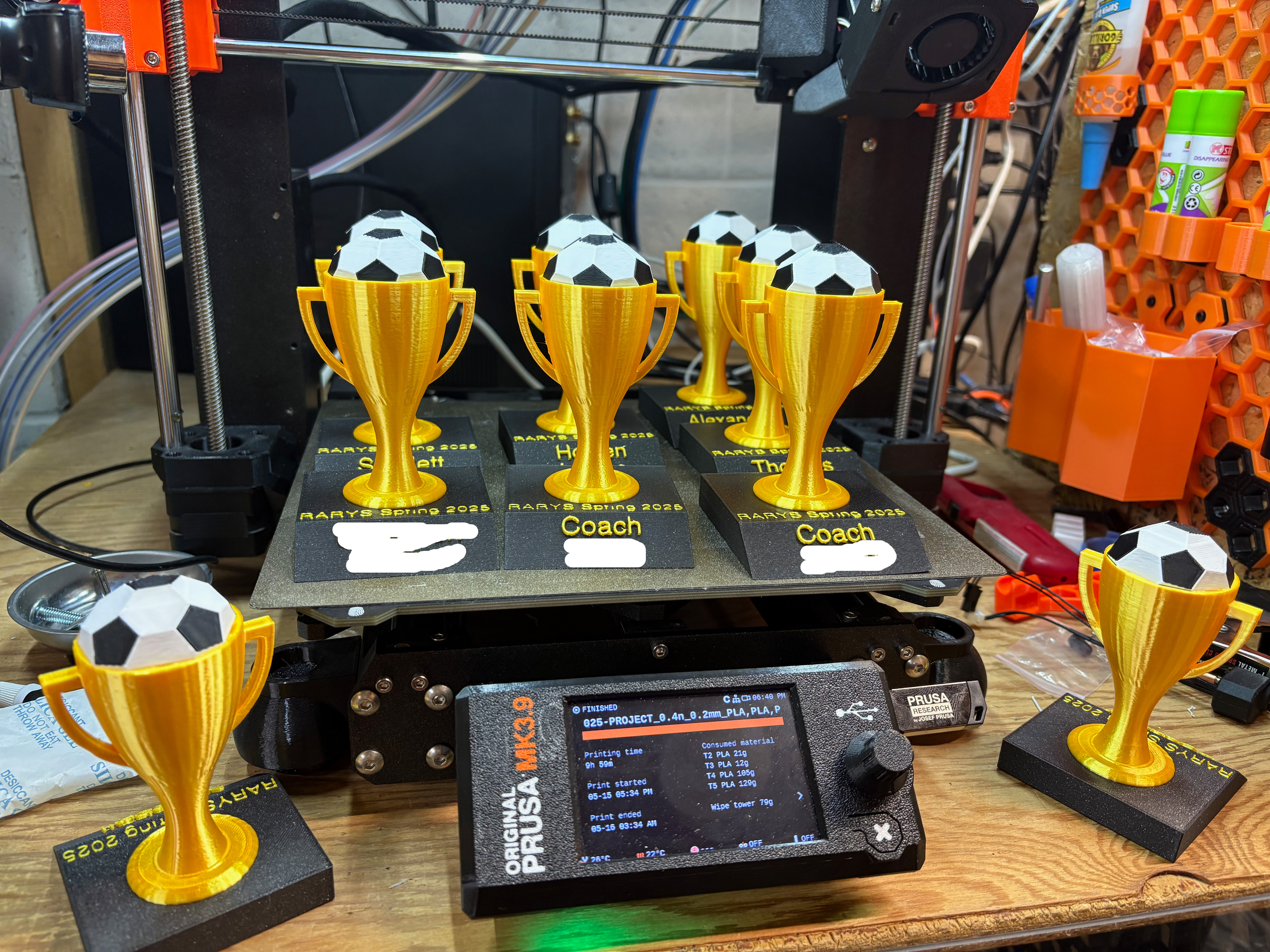 Soccer Trophy multicolor MMU