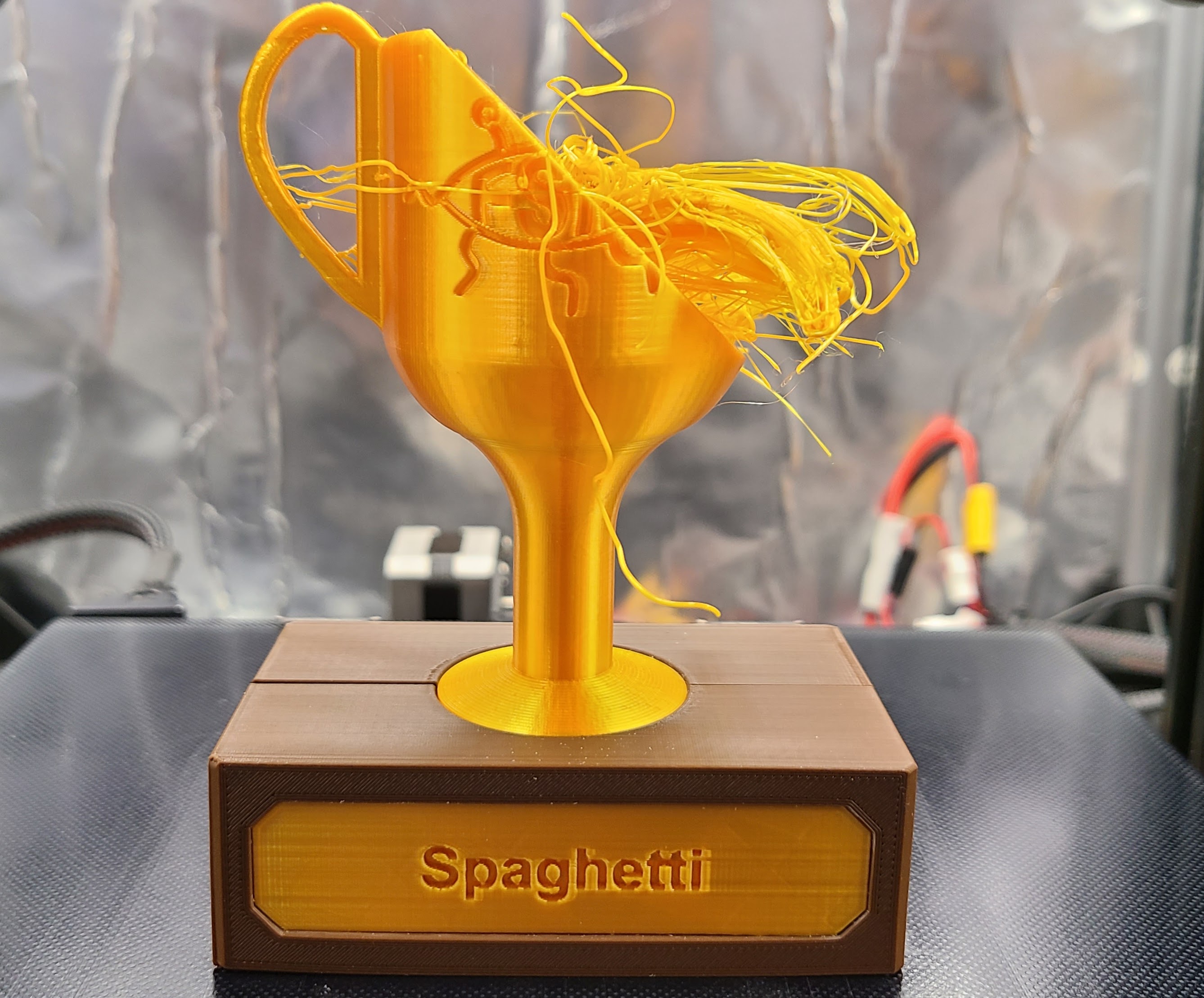 3D Printing Trophy: Spaghetti