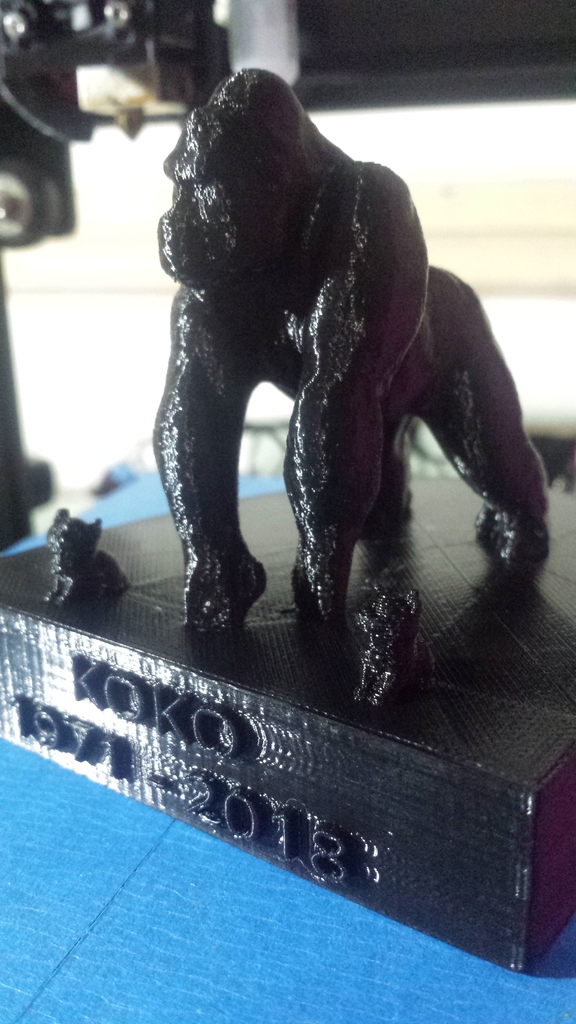 Koko memorial statue