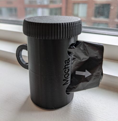 Custom Engraving Dog Poop Bag Holder Dispenser