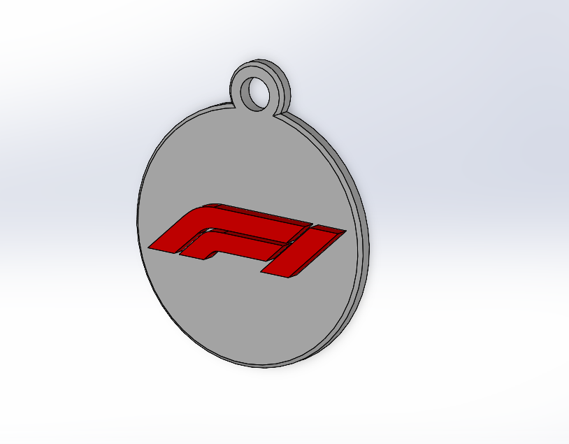 Formula 1 Keychain or Ornament