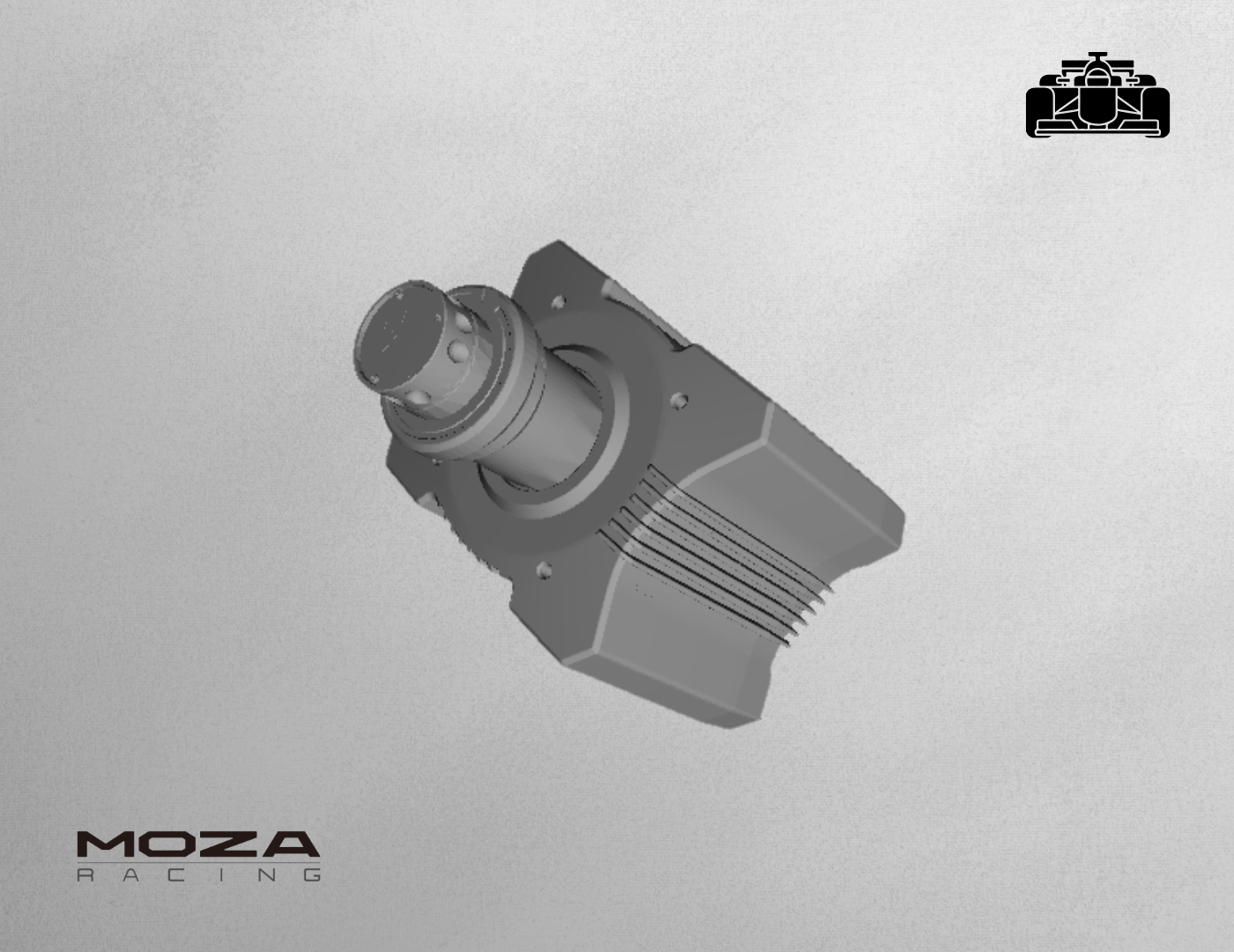 MOZA R3 & R12 Wheelbase Exterior 3D Model