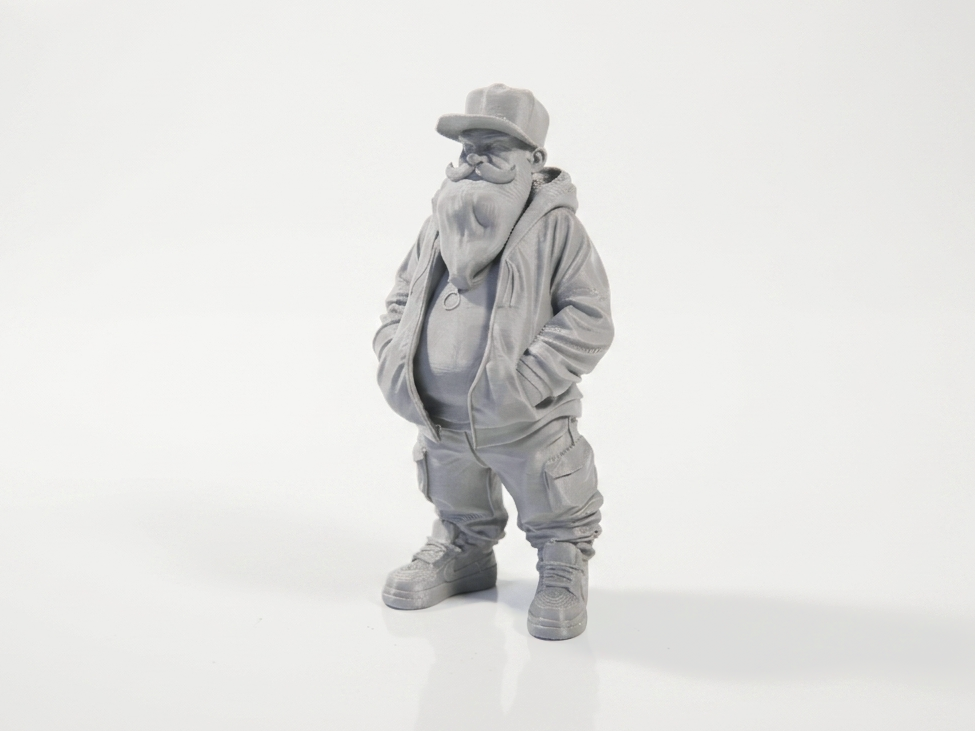 Street Santa Figurine Urban Style 3D Printable